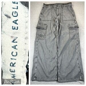 American Eagle Outfitters Gray Cargo Pants